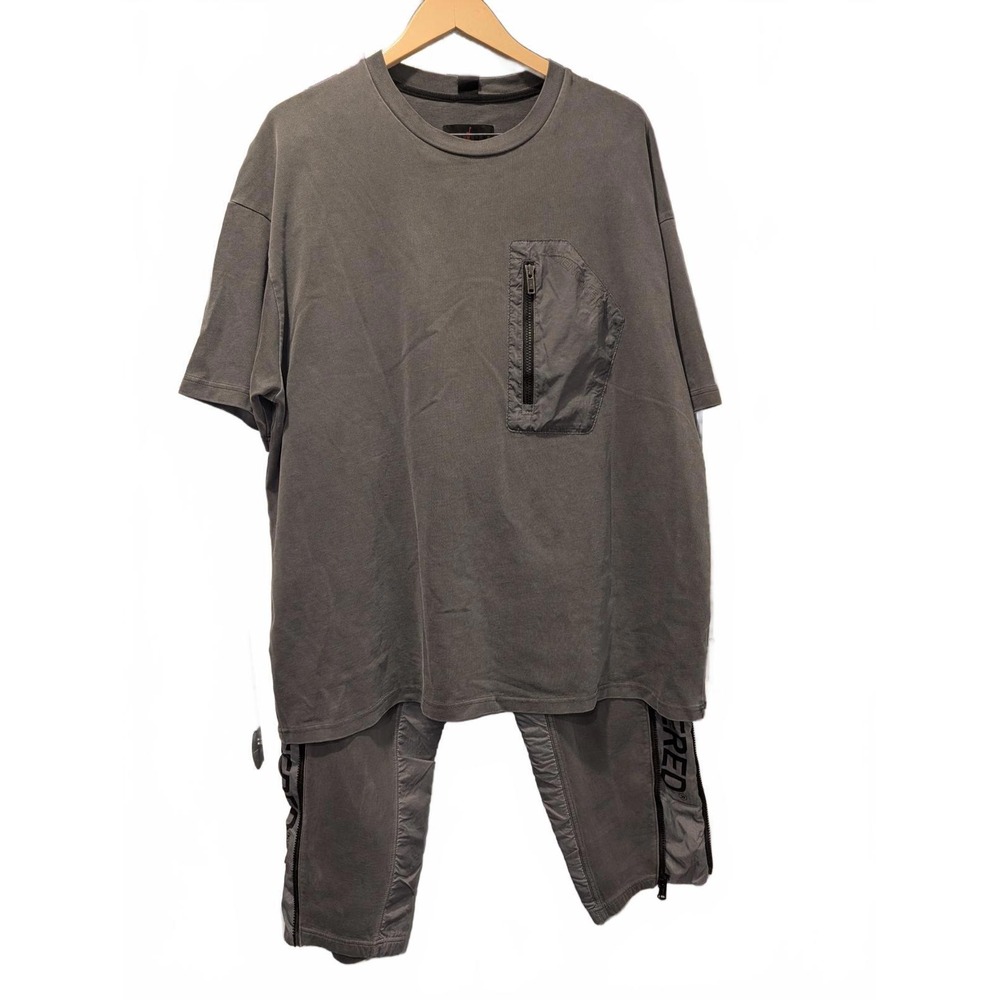 Air Jordan Set T-shirt and Sweatpants Charcoal Grey Engineered XL 0138
